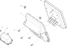 ECRAN CENTRAL pour Segway Toutes les cylindrées Toutes les années FUGLEMAN UT10