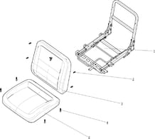 ENSEMBLE SIEGE CONDUCTEUR pour Segway Toutes les cylindrées Toutes les années FUGLEMAN UT10