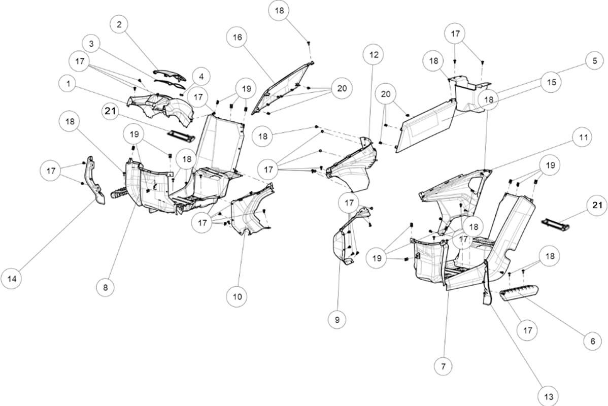 CARROSSERIE   MARCHE-PIED  Segway  Toutes les années Toutes les cylindrées  Original parts OEMCARROSSERIE   MARCHE-PIED  Segway  Toutes les années Toutes les cylindrées  Original parts OEM