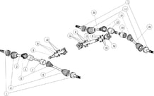 CARDANS (DETAILS) pour Segway Toutes les cylindrées Toutes les années SNARLER AT6L