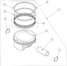 KIT PISTON pour Segway Toutes les cylindrées Toutes les années SNARLER AT6L DELUXE-L E