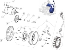 DEMARREUR pour Segway Toutes les cylindrées Toutes les années SNARLER AT6L DELUXE-L E