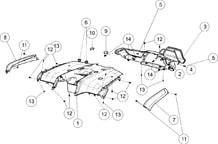 CARROSSERIE ARRIERE pour Segway Toutes les cylindrées Toutes les années SNARLER AT6L DELUXE-L E