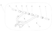 TRIANGLE ARRIERE SUPERIEUR GAUCHE pour Segway Toutes les cylindrées Toutes les années SNARLER AT6L DELUXE-L E