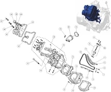 CULASSE   CYLINDRE   DISTRIBUTION pour Segway Toutes les cylindrées Toutes les années SNARLER AT6S