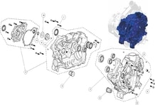 CARTERS MOTEUR pour Segway Toutes les cylindrées Toutes les années SNARLER AT6S