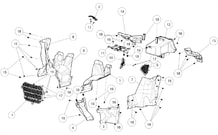 CACHES PLASTIQUES   GRILLES pour Segway Toutes les cylindrées Toutes les années SNARLER AT6S