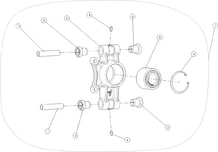 PIVOT DE ROUE ARRIERE DROIT pour Segway Toutes les cylindrées Toutes les années SNARLER AT6S