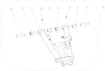 TRIANGLE ARRIERE INFERIEUR DROIT pour Segway Toutes les cylindrées Toutes les années SNARLER AT6S