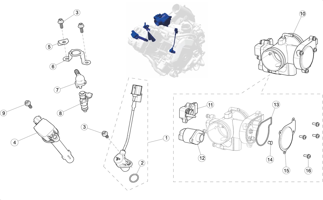 SYSTEME D INJECTION  Segway  Toutes les années Toutes les cylindrées  pièces OEMSYSTEME D INJECTION  Segway  Toutes les années Toutes les cylindrées  pièces OEM