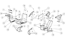 CARROSSERIE   MARCHE-PIED pour Segway Toutes les cylindrées Toutes les années SNARLER AT6S LUXE