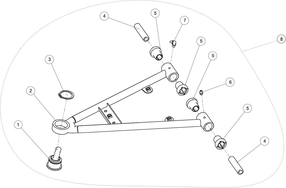 TRIANGLE AVANT INFERIEUR GAUCHE  Segway  Toutes les années Toutes les cylindrées  pièces OEMTRIANGLE AVANT INFERIEUR GAUCHE  Segway  Toutes les années Toutes les cylindrées  pièces OEM