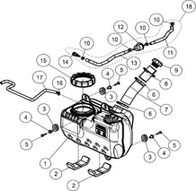 RESERVOIR A CARBURANT pour Segway Toutes les cylindrées Toutes les années SNARLER AT6S LUXE