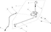 TRINGLERIE DE VITESSE pour Segway Toutes les cylindrées Toutes les années SNARLER AT6S LUXE