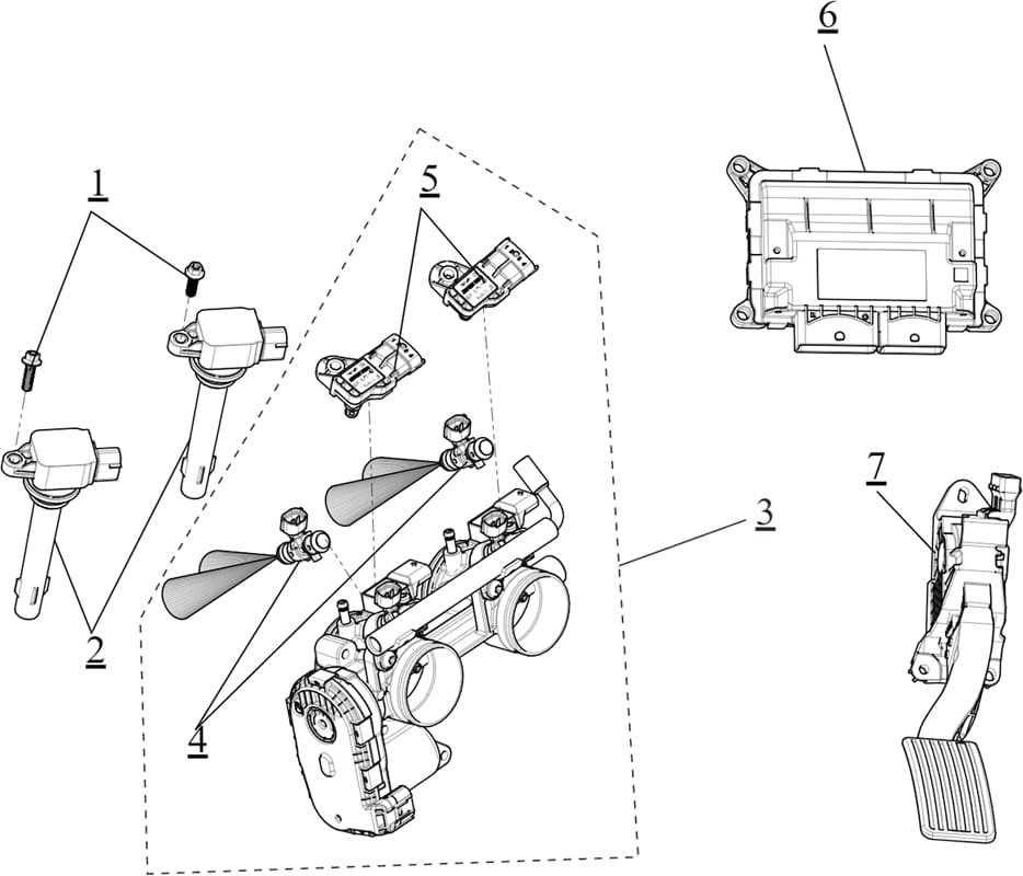 SYSTEME D INJECTION  Segway  Toutes les années Toutes les cylindrées  Original parts OEMSYSTEME D INJECTION  Segway  Toutes les années Toutes les cylindrées  Original parts OEM