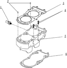 SOUS-ENS. CYLINDRE pour Segway Toutes les cylindrées Toutes les années VILLAIN SX10X