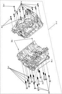 SOUS-ENS. CARTERS MOTEURS pour Segway Toutes les cylindrées Toutes les années VILLAIN SX10X