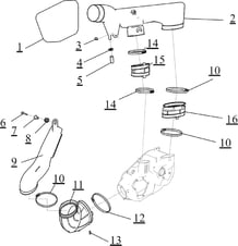 PRISES D AIR VARIATEUR pour Segway Toutes les cylindrées Toutes les années VILLAIN SX10X