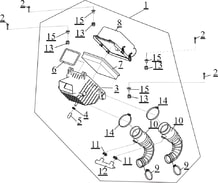 PRISES D AIR   FILTRE A AIR pour Segway Toutes les cylindrées Toutes les années VILLAIN SX10X