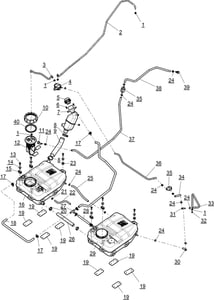 RESERVOIRS A CARBURANT pour Segway Toutes les cylindrées Toutes les années VILLAIN SX10X