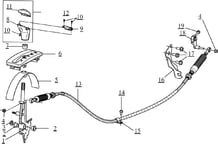 TRINGLERIE DE VITESSE pour Segway Toutes les cylindrées Toutes les années VILLAIN SX10X