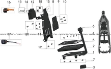 SUPPORTS BATTERIE pour Talaria Toutes les cylindrées Toutes les années STING 3000