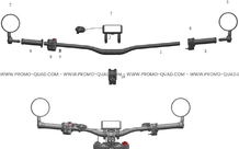 ENSEMBLE GUIDON pour Talaria Toutes les cylindrées Toutes les années STING 3000