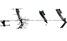 ENSEMBLE SUSPENSION ARRIERE pour Talaria Toutes les cylindrées Toutes les années STING 3000