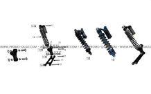 ENSEMBLE SUSPENSION ARRIERE TALARIA pour Talaria Toutes les cylindrées Toutes les années STING TL4000