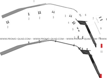 EXTENSION GARDE-BOUE ARRIERE pour Talaria Toutes les cylindrées Toutes les années STING TL4000