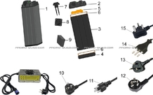 BATTERIE & CHARGEUR pour Talaria Toutes les cylindrées Toutes les années STING TL4000 L3E