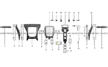 ECLAIRAGE AVANT pour Talaria Toutes les cylindrées Toutes les années STING TL4000 L3E