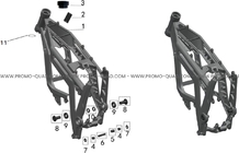 CHASSIS pour Talaria Toutes les cylindrées Toutes les années STING TL4000 LIMITED