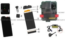 BATTERIE & CHARGEUR pour Talaria Toutes les cylindrées Toutes les années STING TL4000 LIMITED