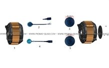 ENSEMBLE MOTEUR pour Talaria Toutes les cylindrées Toutes les années STING TL4000 LIMITED