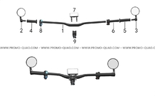 ENSEMBLE GUIDON pour Talaria Toutes les cylindrées Toutes les années STING TL4000 LIMITED