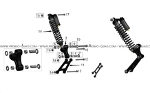 ENSEMBLE SUSPENSION ARRIERE pour Talaria Toutes les cylindrées Toutes les années STING TL4000 LIMITED