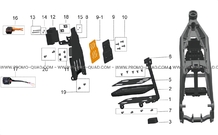 SUPPORTS BATTERIE pour Talaria Toutes les cylindrées Toutes les années STING TL4000 OFF ROAD