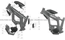 PIECES DE FIXATION EXTERIEURES pour Talaria Toutes les cylindrées Toutes les années STING TL4000 OFF ROAD