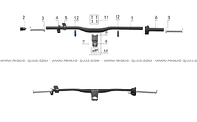 ENSEMBLE GUIDON pour Talaria Toutes les cylindrées Toutes les années STING TL4000 OFF ROAD