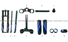FOURCHE TALARIA pour Talaria Toutes les cylindrées Toutes les années STING TL4000 OFF ROAD