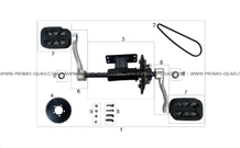 KIT PEDALIER pour Talaria Toutes les cylindrées Toutes les années STING TL4000 OFF ROAD