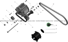 TRANSMISSION pour Talaria Toutes les cylindrées Toutes les années XXX 2500 40AH
