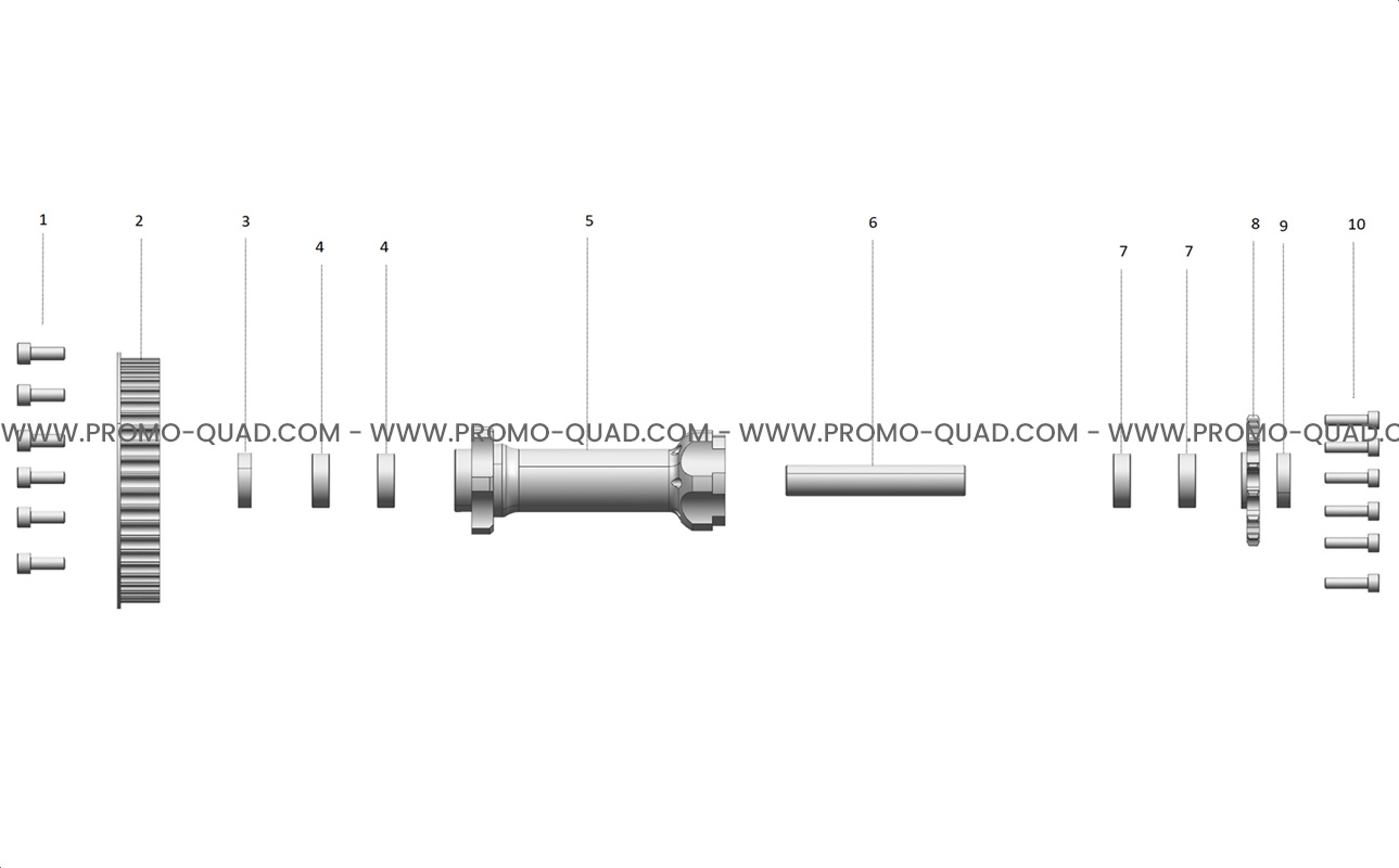 ENSEMBLE ARBRE INTERMEDIAIRE  Talaria  Toutes les années Toutes les cylindrées  Original parts OEMENSEMBLE ARBRE INTERMEDIAIRE  Talaria  Toutes les années Toutes les cylindrées  Original parts OEM