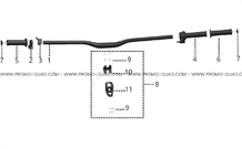 ENSEMBLE GUIDON pour Talaria Toutes les cylindrées Toutes les années XXX 2500 40AH ENDURO