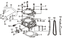 CYLINDRE pour Tgb Toutes les cylindrées Toutes les années BLADE 550 FLX