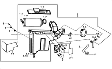 ENSEMBLE FILTRE A AIR pour Tgb Toutes les cylindrées Toutes les années BLADE 550 FLX