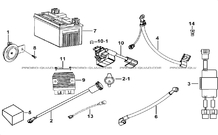 SYSTEME ELECTRIQUE 3 pour Tgb Toutes les cylindrées Toutes les années BLADE 550 FLX