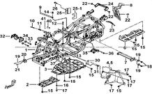 CHASSIS pour Tgb Toutes les cylindrées Toutes les années BLADE 550 FLX