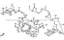 SUPPORT PARE-CHOCS pour Tgb Toutes les cylindrées Toutes les années BLADE 550 FLX